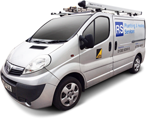 RS Plumbing and Heating Services Vehicle